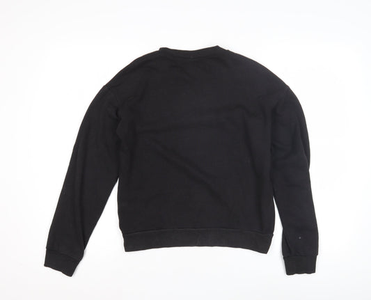 Womens UK Size S H&M Black Pullover Sweatshirt