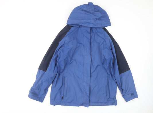 Womens UK Size 14 Regatta Blue Rain Coat