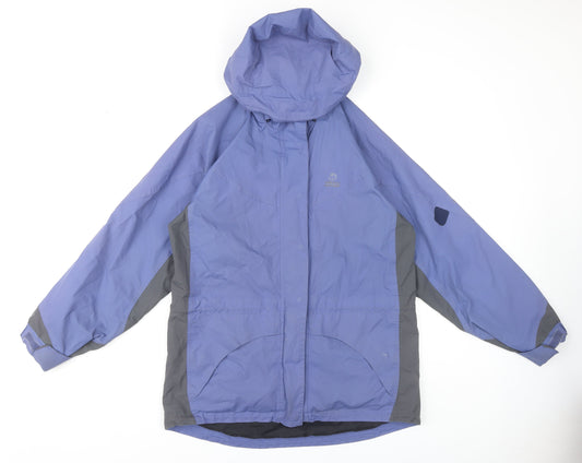 Womens UK Size 12 Craghoppers Blue Rain Coat