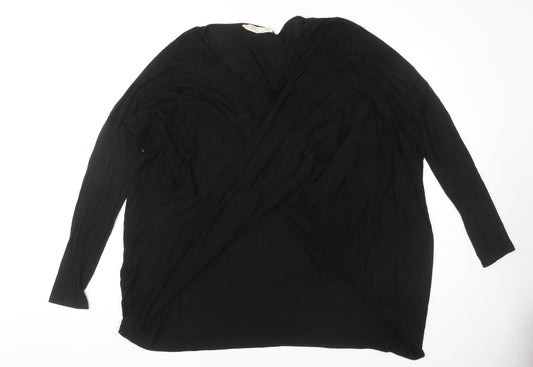 Womens UK Size 16 Label Lab Black Wrap