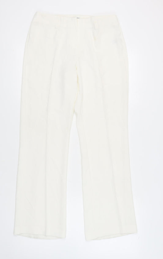 Womens UK Size 12 Etam Ivory Trousers