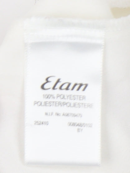 Womens UK Size 12 Etam Ivory Trousers