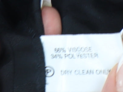 Womens UK Size 10 Monsoon Black Trousers