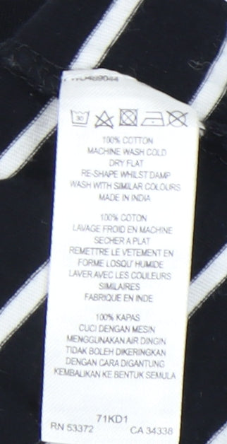 French Connection Women's Black Striped Sheath Dress 6