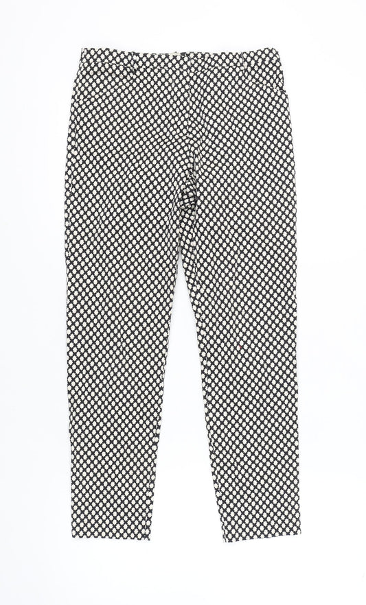 Womens UK Size 10 Oasis Black Trousers