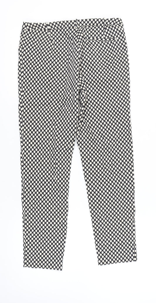 Womens UK Size 10 Oasis Black Trousers