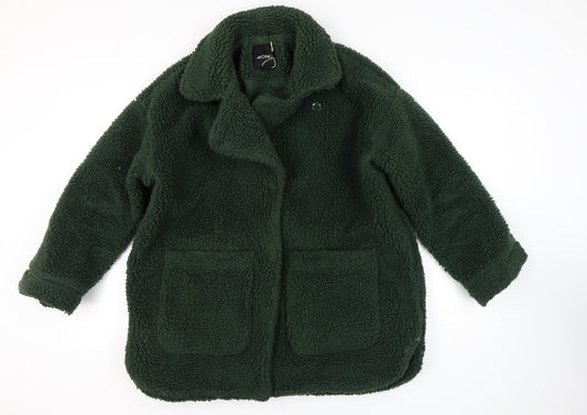 Monki Women’s Green Mid-Length Jacket M