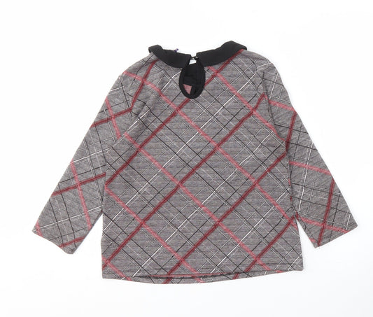 Henry Holland Women's 8 Multicoloured Plaid Blouse