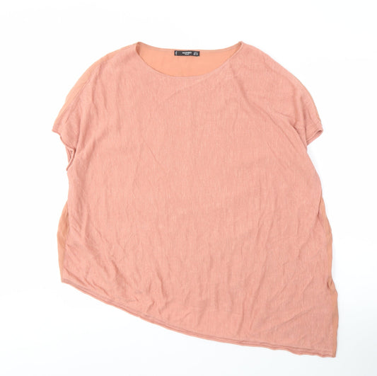 Womens UK Size 8 Mango Pink Blouse