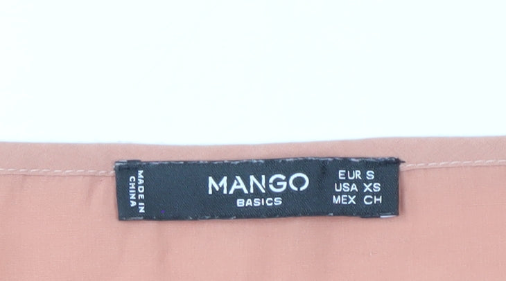 Womens UK Size 8 Mango Pink Blouse