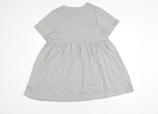 Brave Soul Women’s Grey Trapeze Dress Size 10