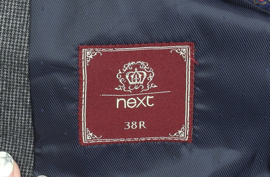 Mens UK Size 38 NEXT Regular Grey Suit Jacket