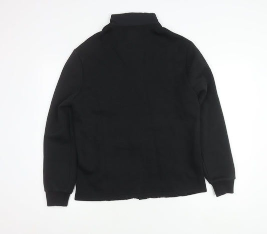 ARNE Men's Black Zip Jacket, Size S