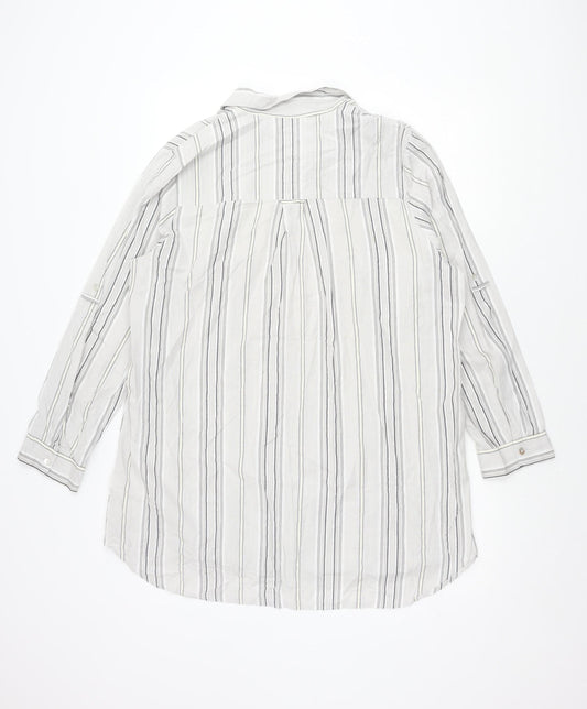 Womens UK Size 18 Marks and Spencer Grey Button-Up