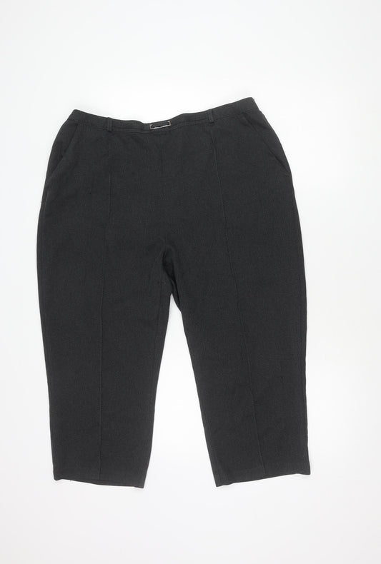 Womens UK Size 20 Honor Millburn Black Trousers