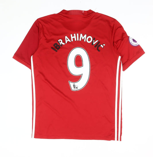 Manchester United Home Shirt Ibrahimović 9 Adult Red