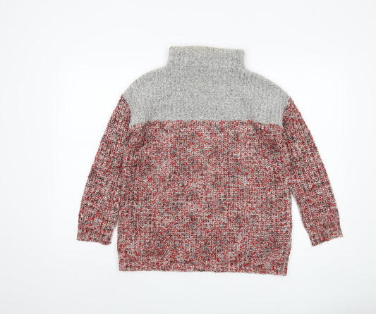 Womens UK Size 8 Topshop Multicoloured Pullover Jumper
