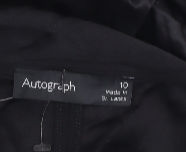 Womens UK Size 10 Marks and Spencer Black Basic Blouse
