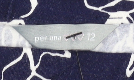 Marks and Spencer Women’s Blue Floral Midi Skirt