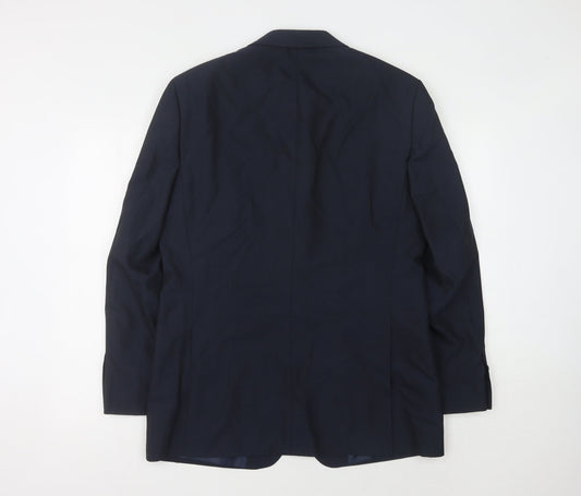 Mens UK Size 38 French Connection Regular Blue Suit Jacket
