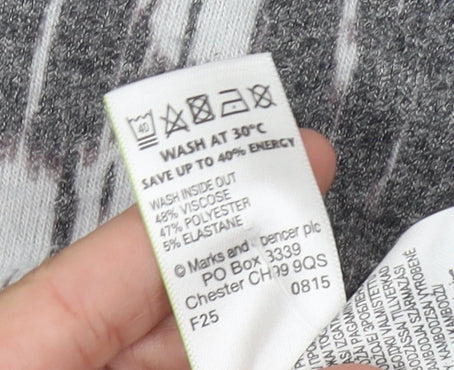 Marks and Spencer Women's Grey Boat Neck Dress
