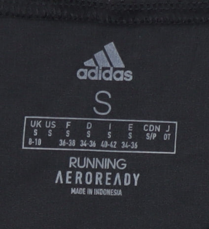 Adidas Women's Black T-Shirt, S, Running, Breathable