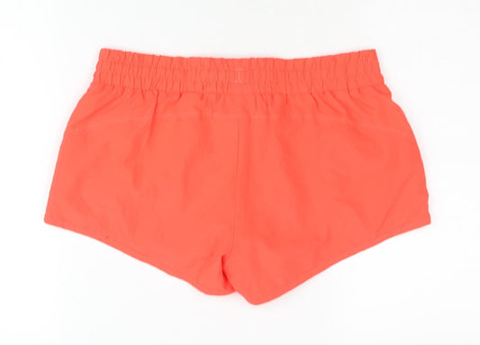 Puma Women's Orange Athletic Shorts Size 10