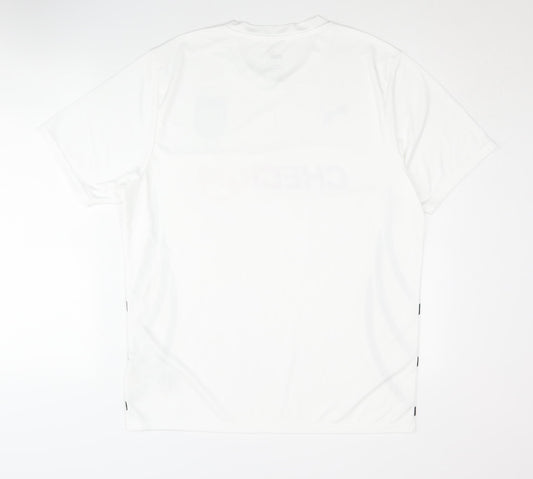 Back view of Puma Men's White Deutschland Football Shirt -, size L