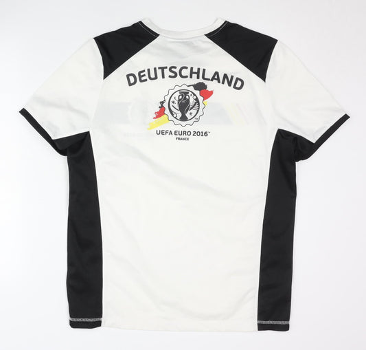 Back view of Official UEFA Euro 2016 Germany Training Shirt, M, White