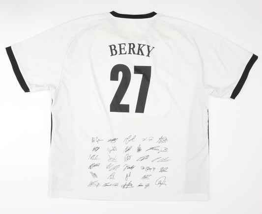 DFB Adults White Home Football Shirt XL/XXL Short Sleeves