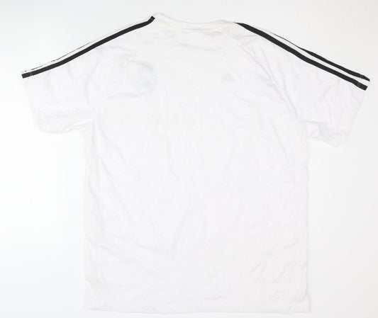 Adidas Real Madrid Home Shirt - Adult XXL White