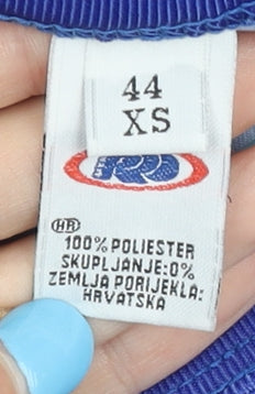 XS Blue Croatian Checkerboard Football Shirt, Hexter 2