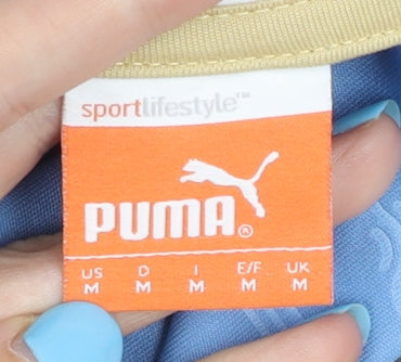 Puma Men's Blue Medium Short Sleeves Home Football Shirt