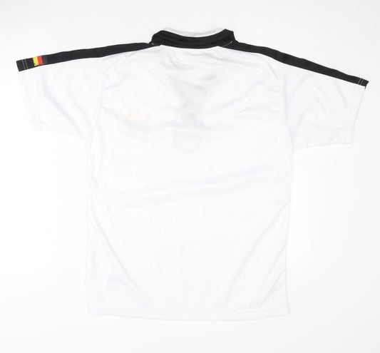 Deutschland Home Football Shirt White, Men's Size S