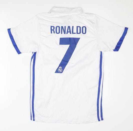 Adidas Real Madrid Home Shirt Ronaldo 7 White Adult S