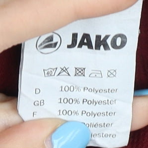 Jako Men's Red Home Football Shirt - Size XS, Excellent Condition