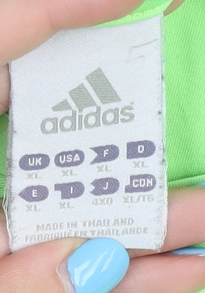 Adidas Adult XL Green Home Shirt - Short Sleeves