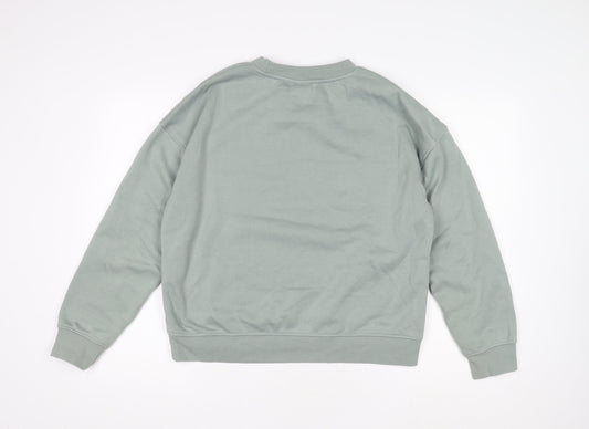 Womens UK Size S Disney Green Pullover Sweatshirt