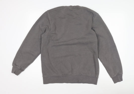 Mens UK Size M NICCE Grey Pullover Sweatshirt