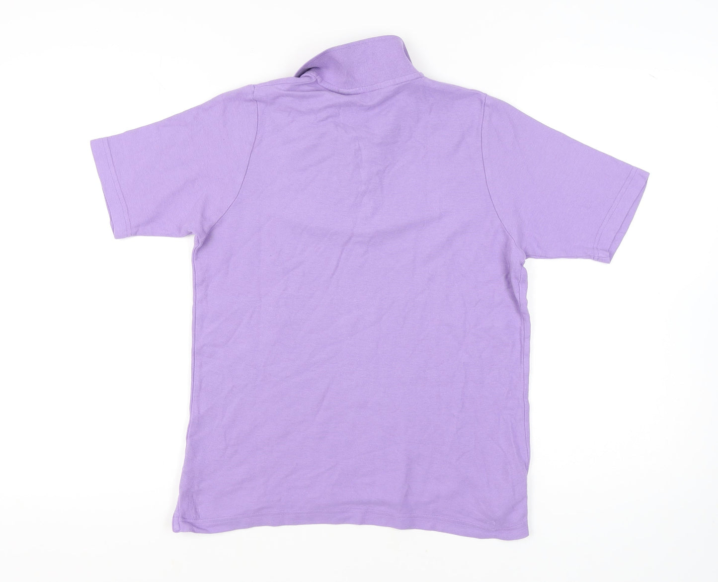 Womens UK Size M Isle Essentials Purple Polo