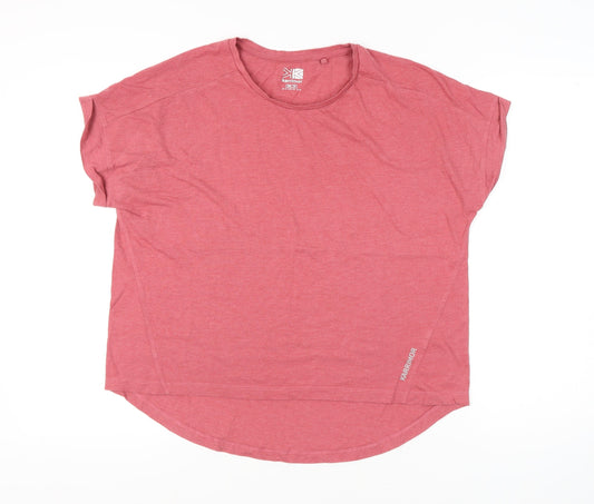 Womens UK Size 16 Karrimor Red Basic T-Shirt