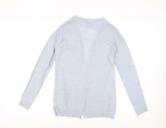 Womens UK Size 8 River Island Blue Cardigan Jumper