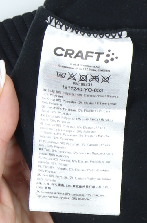 Craft Women's Black Full Zip Jacket Size S