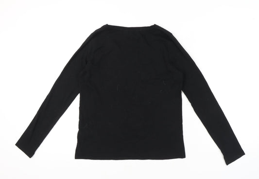Womens UK Size S French Connection Black T-Shirt