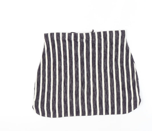 Gap Women's Black Striped XS Skirt