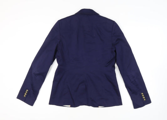 Banana Republic Blue Blazer Women Size 8 Double Breasted