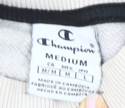 Champion Women's Black/White Pullover Sweatshirt M