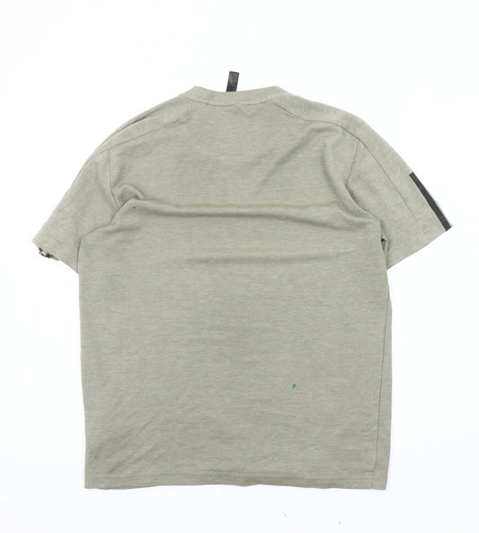 Adidas Men's Grey T-Shirt, Medium, Gym Wear