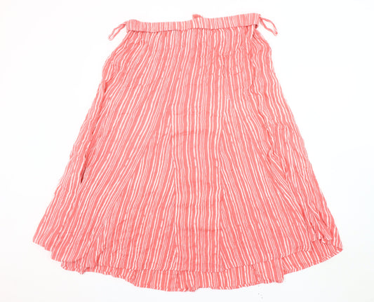 Bonmarché Women's Pink Striped Skirt, Size 16