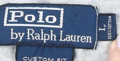 Polo Ralph Lauren Men's Grey Crew Neck T-Shirt Size L